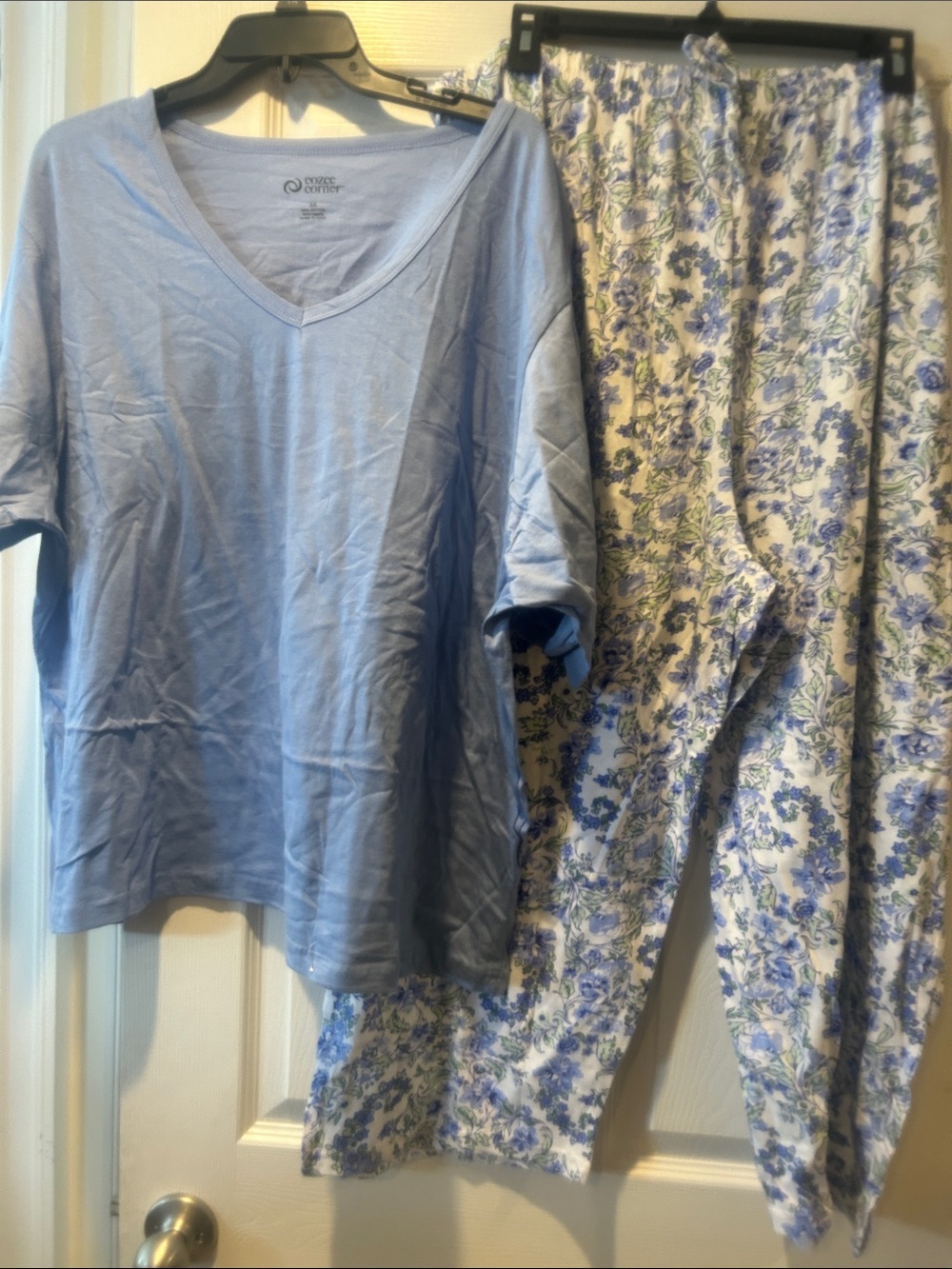 NWOT Sz 3x blue pajama set